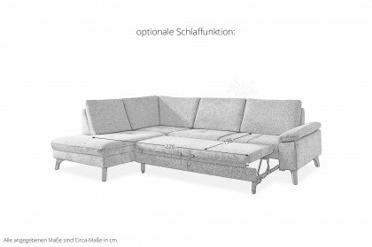 PP-LA24075 von Polipol - Ecksofa Ausführung links zinc