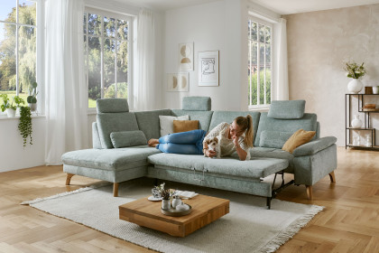 PP-LA24075 von Polipol - Ecksofa Ausführung links zinc