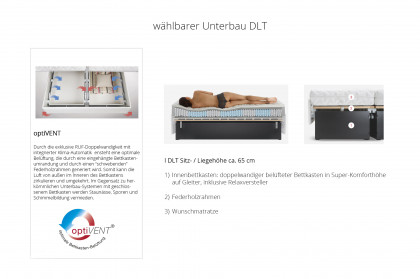 Composium von RUF Betten - Polsterbett KTX erde