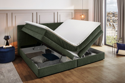 Casa Grande-Dream von Jockenhöfer - Boxspringbett 240 dunkelgrün
