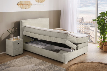 Arabella-Dream von Jockenhöfer - Boxspringbett 140 light-greige