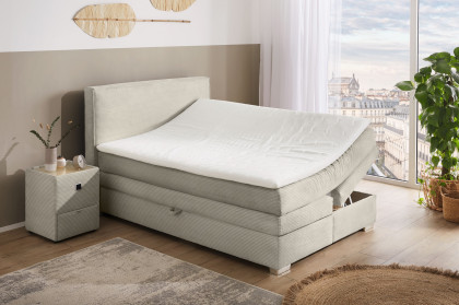 Arabella-Dream von Jockenhöfer - Boxspringbett 140 light-greige