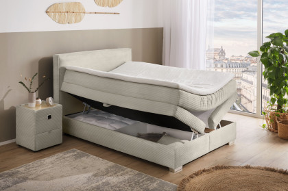 Arabella-Dream von Jockenhöfer - Boxspringbett 140 light-greige