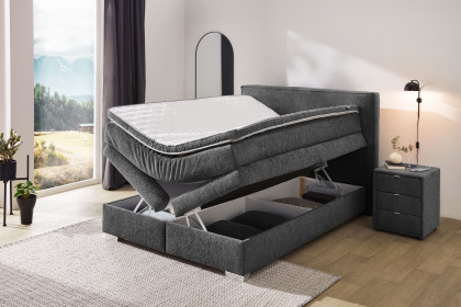 Theresa von Jockenhöfer - Boxspringbett in Anthrazit