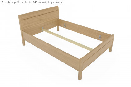 Comfort-V von Disselkamp - Stollenbett Wildeiche-Furnier 100x200 cm