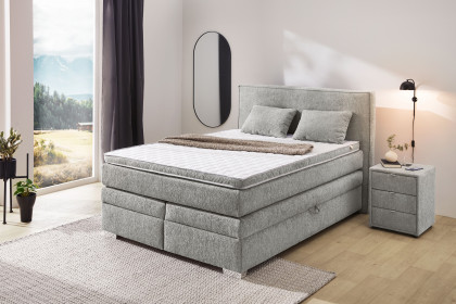 Theresa von Jockenhöfer - Boxspringbett in Grau