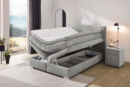 Theresa von Jockenhöfer - Boxspringbett in Grau