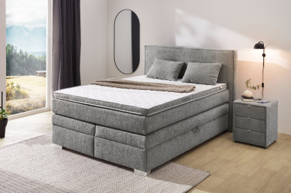 Theresa von Jockenhöfer - Boxspringbett in Dunkelgrau