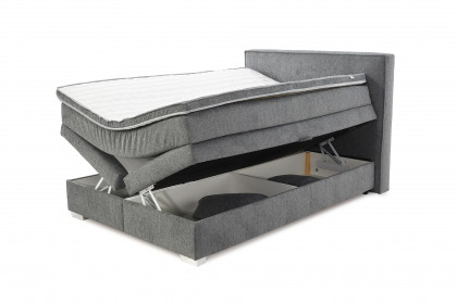 Theresa von Jockenhöfer - Boxspringbett in Dunkelgrau