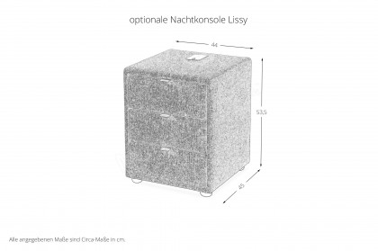 Theresa von Jockenhöfer - Boxspringbett in Dunkelgrau