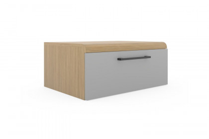 Comfort-V von Disselkamp - Single-Schlafzimmer Wildeiche - taupe