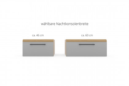 Comfort-V von Disselkamp - Single-Schlafzimmer Wildeiche - taupe
