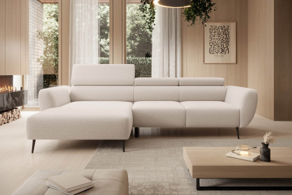 Alisson S von WERSAL - Ecksofa Variante links creme