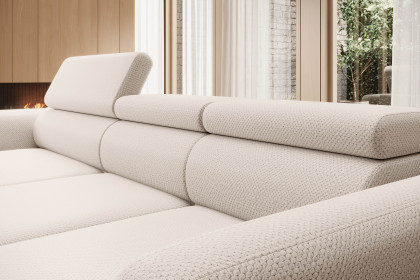 Alisson S von WERSAL - Ecksofa Variante links creme