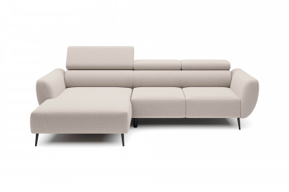 Alisson S von WERSAL - Ecksofa Variante links creme