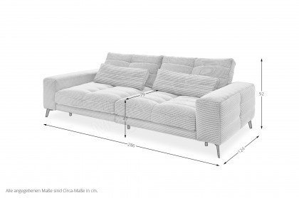 Helmond-LE24 von ED-Lifestyle - 3-Sitzer winter moss