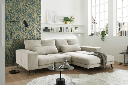 Helmond-LE24 von ED-Lifestyle - Ecksofa rechts stone