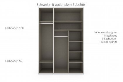 Fifty von Rauch Orange - Kleiderschrank 151 champagner