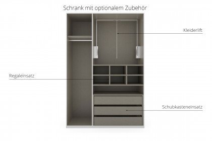 Fifty von Rauch Orange - Kleiderschrank 151 champagner