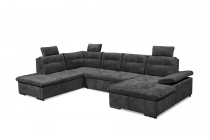 Ronda von ED-Lifestyle - Wohnlandschaft links black
