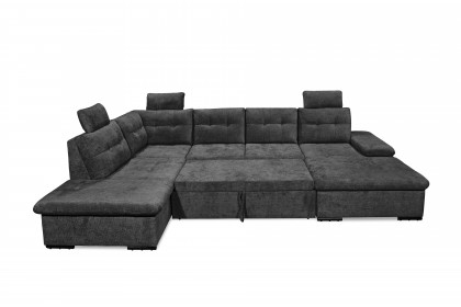 Ronda von ED-Lifestyle - Wohnlandschaft links black