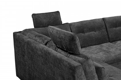 Ronda von ED-Lifestyle - Wohnlandschaft links black