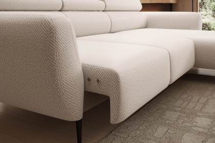 Alisson S von WERSAL - Ecksofa Variante rechts creme
