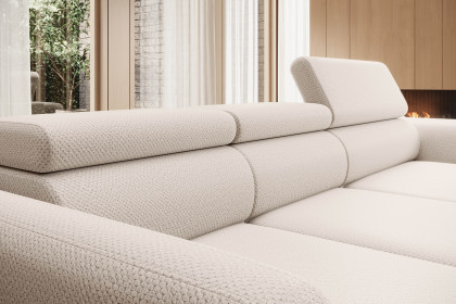 Alisson S von WERSAL - Ecksofa Variante rechts creme