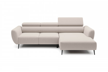 Alisson S von WERSAL - Ecksofa Variante rechts creme