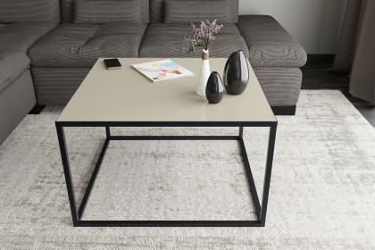 Reno-living von set one by Musterring - Couchtisch kaschmir/ graphit-schwarz