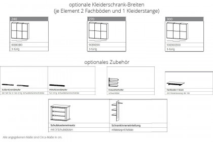 Scale-Slide-Duo von Rauch Black - Schwebetürenschrank Glas seidengrau
