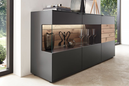 WM 2380 von Wöstmann - Sideboard in Lack graphitgrau