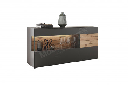 WM 2380 von Wöstmann - Sideboard in Lack graphitgrau