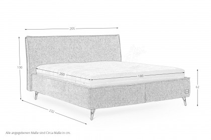 Studio Bed 004 von JOOP! - Polsterbett ecru