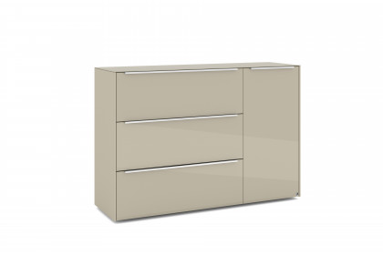 Reno-living von set one by Musterring - Sideboard KO-121 kaschmir/ Griff Edelstahloptik