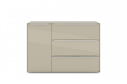 Reno-living von set one by Musterring - Sideboard KO-121 kaschmir/ Griff Edelstahloptik