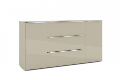 Reno-living von set one by Musterring - Sideboard KO-221 kaschmir/ Griff Edelstahloptik
