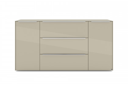 Reno-living von set one by Musterring - Sideboard KO-221 kaschmir/ Griff Edelstahloptik