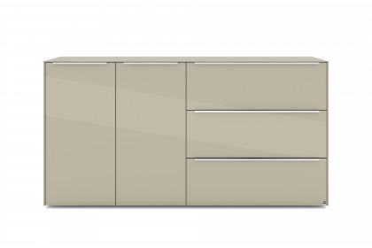 Reno-living von set one by Musterring - Sideboard KO-221 kaschmir/ Griff Edelstahloptik