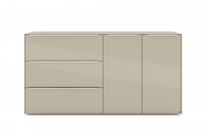 Reno-living von set one by Musterring - Sideboard KO-221 kaschmir/ Griff Edelstahloptik