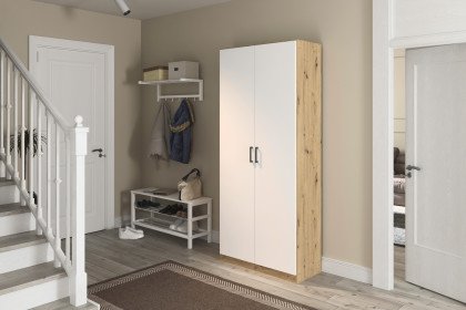 Allrounder von Rauch Blue - Schrank grau-metallic ca. 210 cm hoch