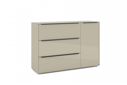 Reno-living von set one by Musterring - Sideboard KO-121 kaschmir/ Griff graphit-schwarz