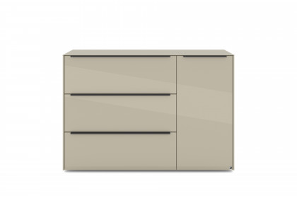 Reno-living von set one by Musterring - Sideboard KO-121 kaschmir/ Griff graphit-schwarz