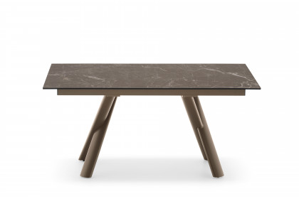 Master von connubia by calligaris - Funktionstisch in Arenaria brown & Lava matt