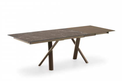 Master von connubia by calligaris - Funktionstisch in Arenaria brown & Lava matt