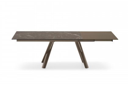 Master von connubia by calligaris - Funktionstisch in Arenaria brown & Lava matt