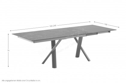 Master von connubia by calligaris - Funktionstisch in Arenaria brown & Lava matt