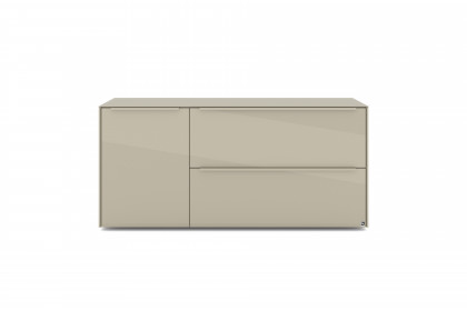 Reno-living von set one by Musterring - Lowboard LB-111 kaschmir/ Griff kaschmir