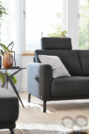MR 385 von Musterring - Ecksofa Variante rechts black