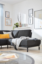 MR 385 von Musterring - Ecksofa Variante rechts black